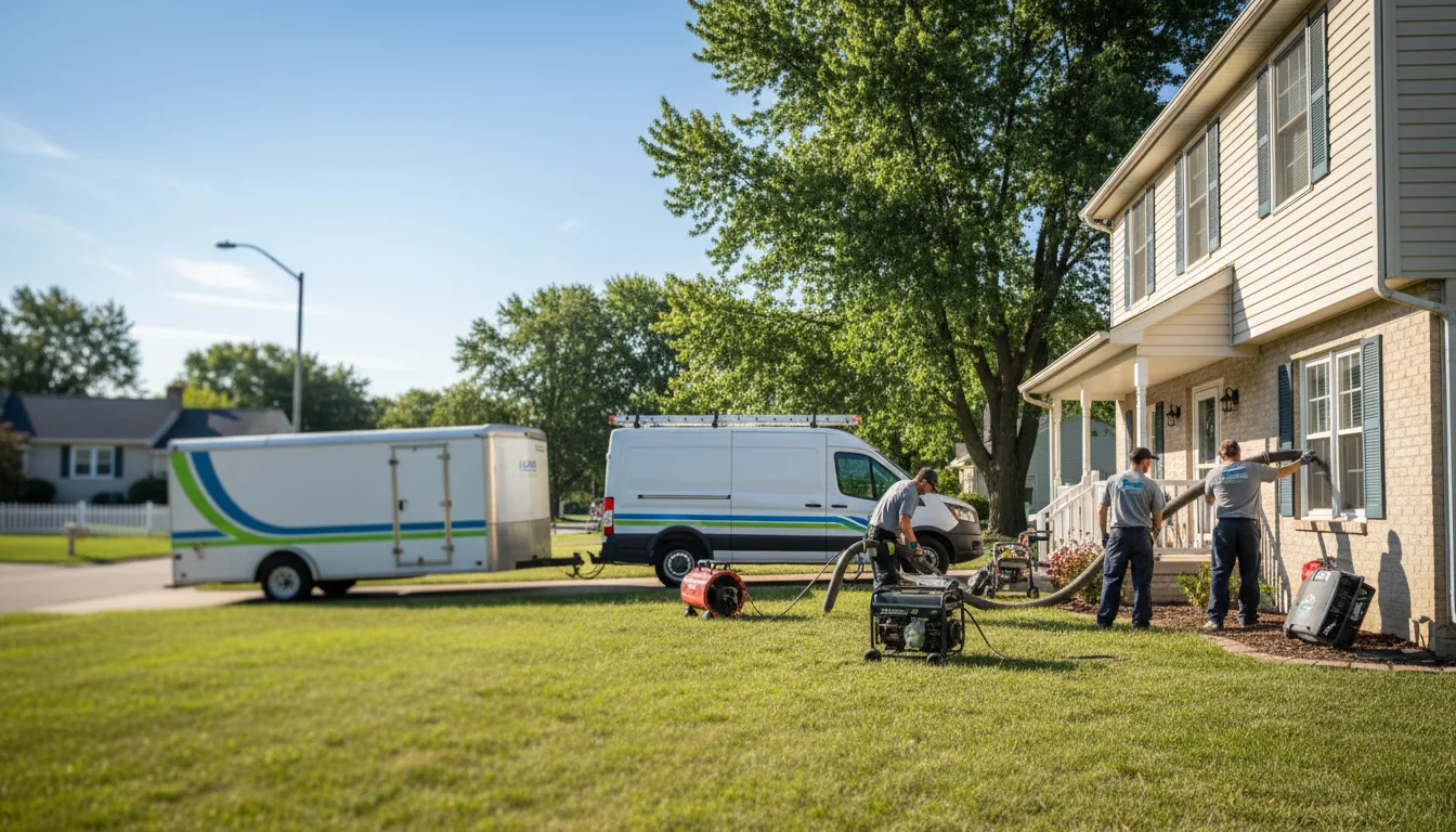 Flooded Basement Restoration And Cleanup With Repair in Bowbells, ND near me